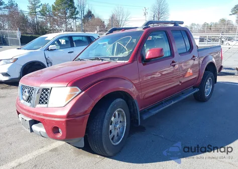 2008 Nissan Frontier Le z USA, uszkodzony, nr VIN 1N6AD07U78C409332